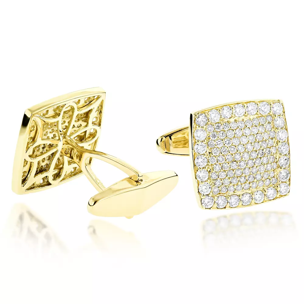 Paris Men's Gold Cufflinks
