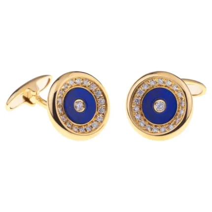 Tokyo $2,395.00 Miami Gold Cufflinks